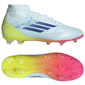 adidas  Womens  F50 League Mid-Cut FG Shoes (Almost Blue)