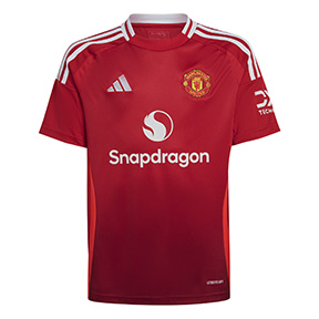 adidas Youth  Manchester United Soccer Jersey (Home 24/25)