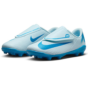 Nike Youth  Mercurial Vapor 16 Club Velcro FG (Glacier Blue/Blue Orbit)