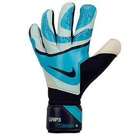 Nike  GK  Grip 3 Soccer Goalie Glove (Blue Fury/Glacier Blue)