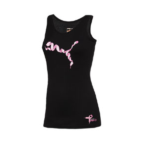 Puma Womens Project Pink Soccer Tank Top (Black/Pink)