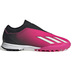 adidas Youth X Speedportal.3 Laceless Turf Shoes (Pink/Black)