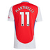 adidas Youth  Arsenal Martinelli #11 Soccer Jersey (Home 24/25)