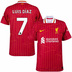 Nike  Liverpool Diaz #7 Soccer Jersey (Home 24/25)