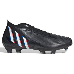 adidas  Predator  Edge.1 FG Soccer Shoes (Black/White/Vivid Red)