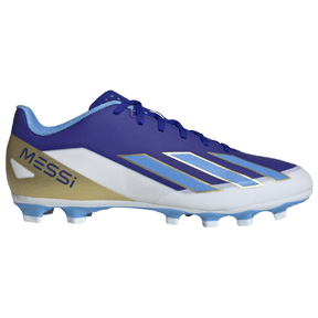 adidas  Messi X CrazyFast Club FG Shoes (Blue/White/Gold)