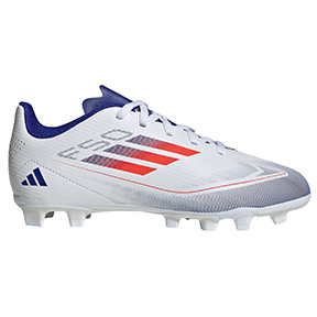 adidas Youth  F50 Club FG Shoes (White/Red/Blue)