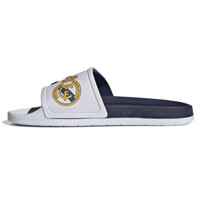 adidas Real Madrid Adilette TND Sandal / Slide (White/Dark Blue)