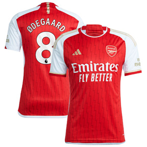 adidas Arsenal Odegaard #8 Soccer Jersey (Home 23/24)