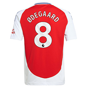 adidas Youth  Arsenal Odegaard #8 Soccer Jersey (Home 24/25)