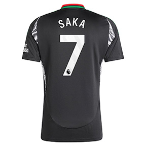 adidas Youth  Arsenal Saka #7 Soccer Jersey (Away 24/25)