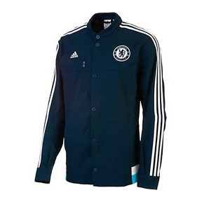 adidas Chelsea FC Anthem Soccer Track Top (Dark Chelsea Blue)