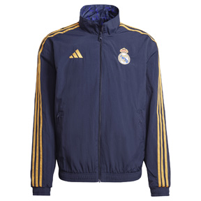 adidas Real Madrid  Reversible Anthem Soccer Track Top (24/25)