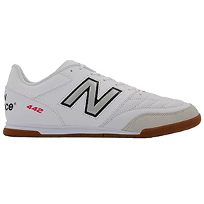 New Balance  442 v2 Team Wide Width Indoor Shoes (White/Black)