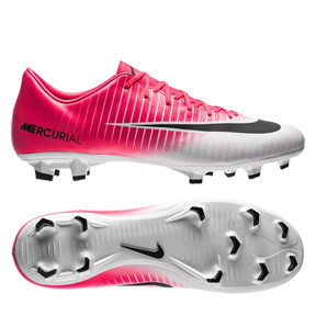 Nike Youth Mercurial Vapor XI FG (Racer Pink/White)