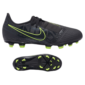 Nike Youth Phantom Venom Academy FG Soccer Shoes (Black/Volt)