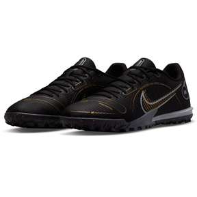 Nike Mercurial Vapor 14 Academy Turf Soccer Shoes (Black/Gold)