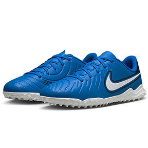 Nike Youth  Tiempo Legend 10 Club Turf Shoes (Soar/White)