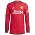 adidas Manchester United Long Sleeve Soccer Jersey (Home 23/24)