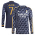 adidas Real Madrid Vinicius Jr. #7 LS Soccer Jersey (Away 23/24)