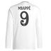 adidas  Real Madrid Mbappe #9 Long Sleeve Jersey (Home 24/25)