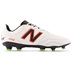 New Balance  442 v2 Pro Wide Width FG Shoes (White/Neon Dragonfly)