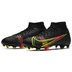 Nike Youth Mercurial Superfly 8 Academy FG Shoes (Black/Cyber)