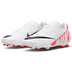 Nike Youth Mercurial Vapor 15 Club FG Shoes (White/Crimson)