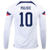 Nike USA Pulisic #10 WC22 LS Soccer Jersey (Home 22/24)