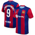 Nike Barcelona Lewandowski #9 Soccer Jersey (Home 23/24)