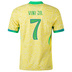 Nike  Brazil Vini Jr. #7 Soccer Jersey (Home 24/25) - SALE: $119.95